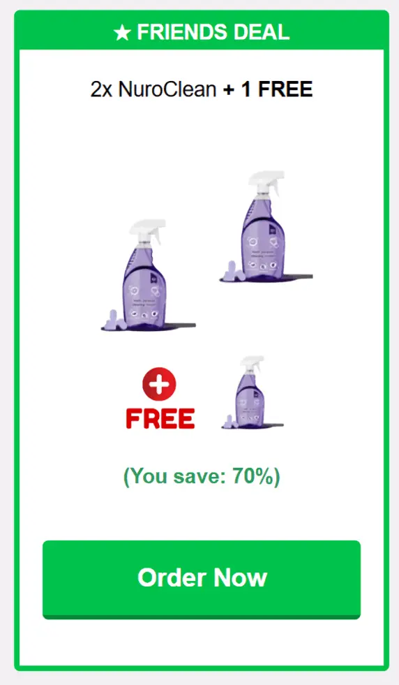 NuroClean offer price 